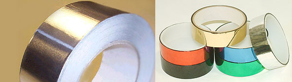 Bright Silver Polyester Tapes